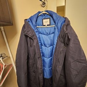 Jack Jones winter parka 3XL Tall, navy blue